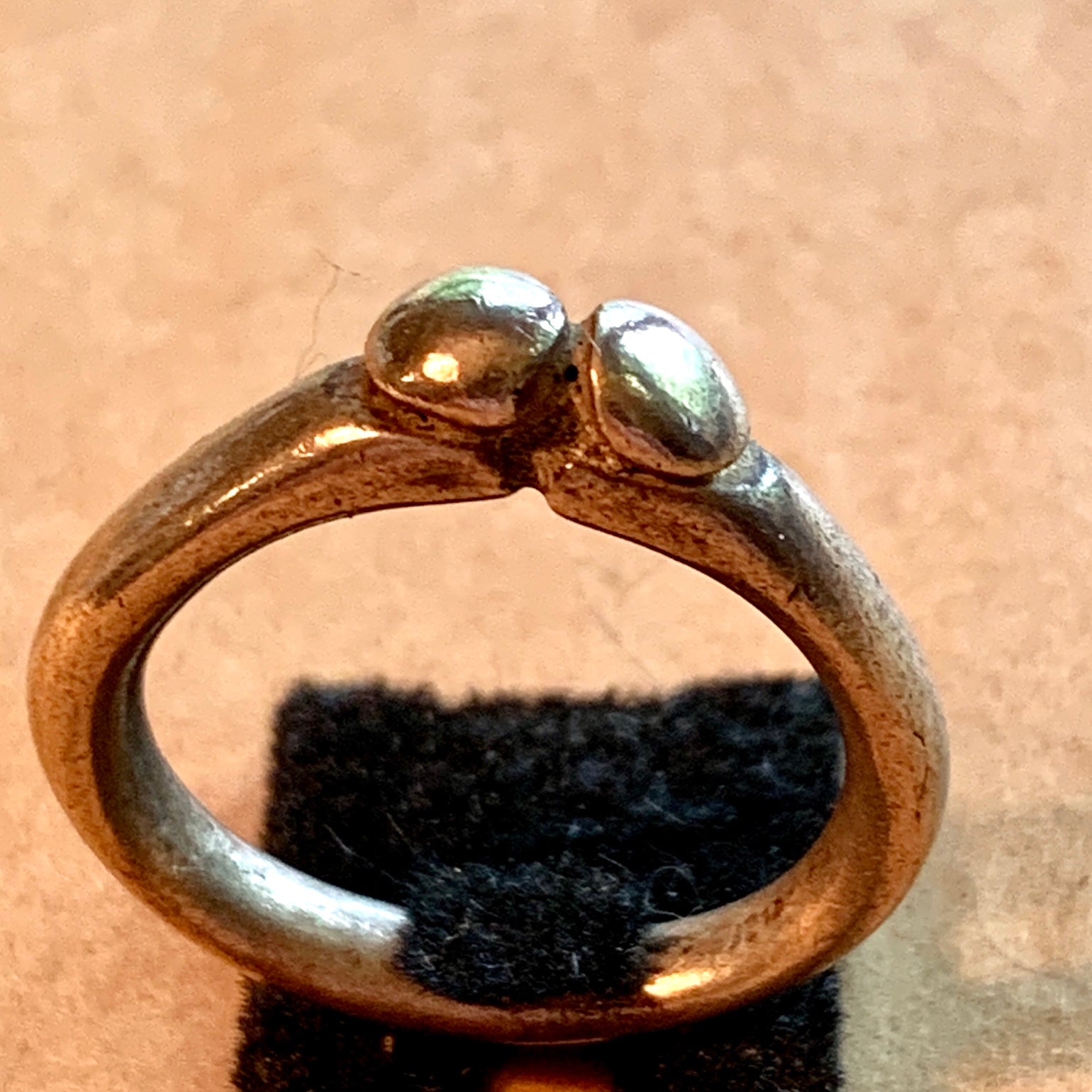 Classic Interlocking Dangle Rings Personalized Russian Ring