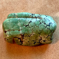 Antique Carved Tibetan Turquoise Bead