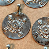 Set of Stamped Coin Silver Charms, Afghanistan