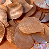 Vintage Mother of Pearl Leaves