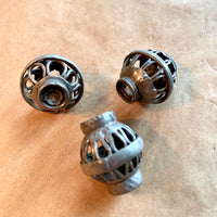 3 Antique Silver Beads, Afghanistan