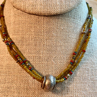 Triple Strand Naga Mix Necklace by Ruth