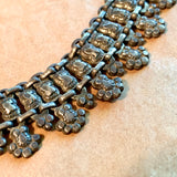 Vintage Silver Lacy Collar, India