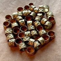 Afghan Goldwash Spacers with Seam