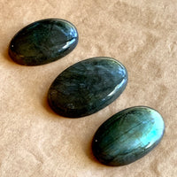 3 Mixed Oval Labradorite Cabs