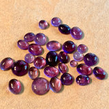 Round & Oval Amethyst Cabs