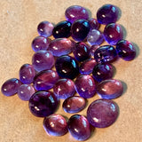 Round & Oval Amethyst Cabs