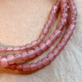 New Java Matte Pink Glass Beads