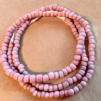 New Java Matte Opaque Pink Glass Beads