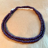 New Java Matte Opaque Purple Glass Beads