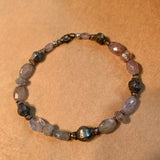 Sapphire & Antique Silver Bracelet by Ruth