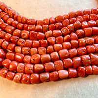 Vintage Italian Coral, 16 Inches