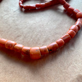 Strand of Berber Orange/Red Coral Beads