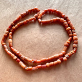 Strand of Berber Orange/Red Coral Beads