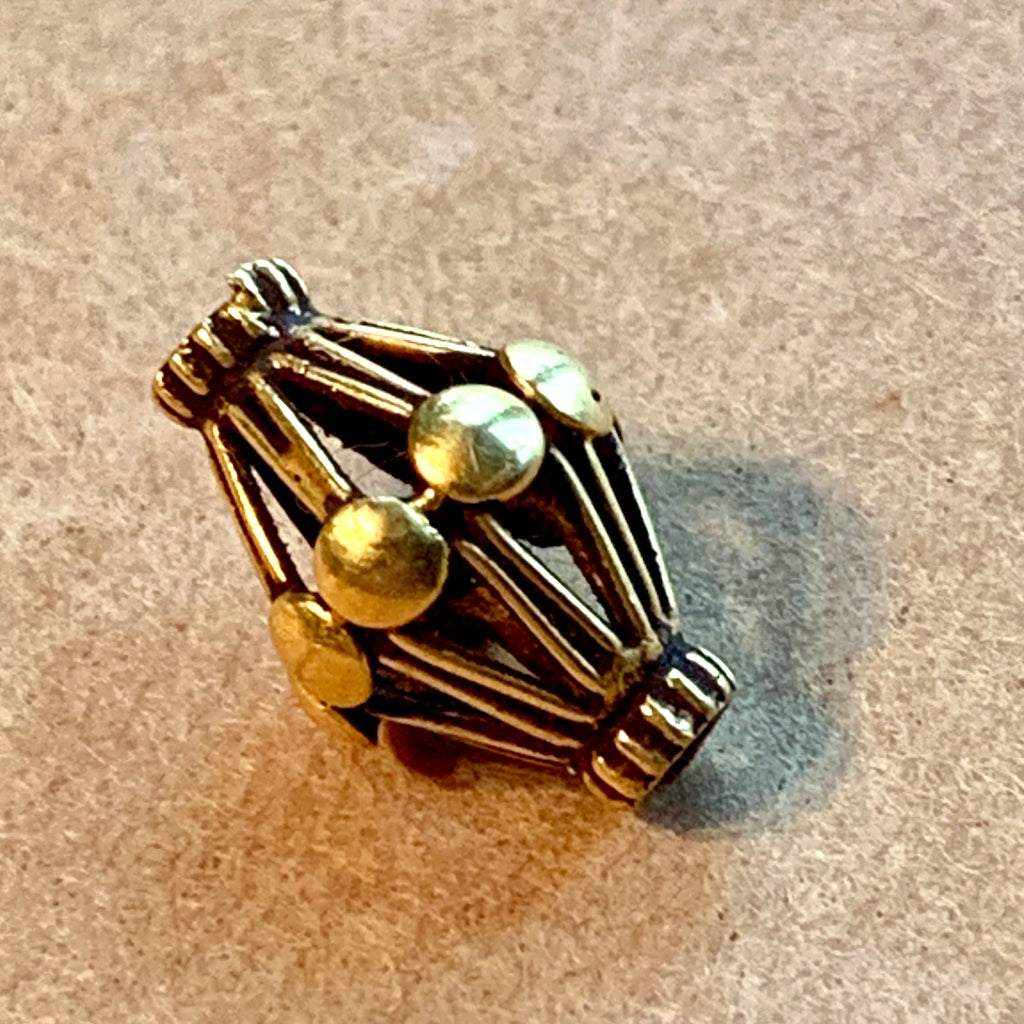 Solid 18 Karat Gold Bead