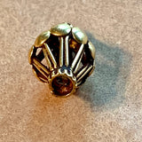 Solid 18 Karat Gold Bead