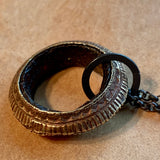 18 Karat Wedding Ring Necklace by Ruth