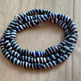 Antique Venetian Black and White Beads