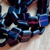 Dark Amethyst Glass Beads