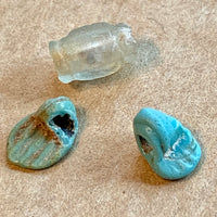 Ancient Afghan Glass Beads, Set of 3