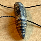 Ancient Lapis 2-Hole Bead, Afghan