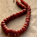 Coral Color Glass "Sand" Beads