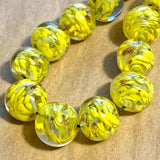 Vintage Venetian Yellow Beads