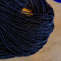 12º Black Czech Seed Beads, Tamba