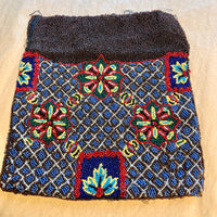 Incomplete Beaded Bag, Venetian Seed Beads