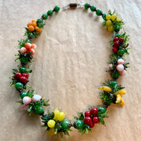 Antique Venetian Fruit Charm Necklace