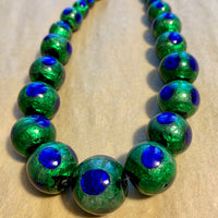 Venetian Peacock Glass Beads