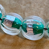 Vintage Japanese Foil Lamp Wound Glass Beads