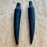 Small Pair of Black Palmwood Components