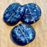 Matte Dusty Blue Venetian Bead