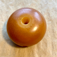 Large German Resin Amber Bead