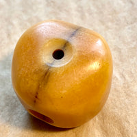 Large German Resin Amber Bead