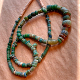 Ancient Roman Green Glass Beads