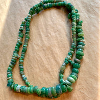 Ancient Roman Green Glass Beads