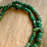 Ancient Roman Green Glass Beads