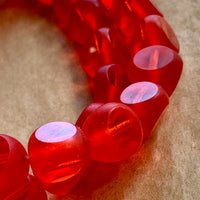 Vintage Orange Window Beads