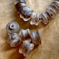 8mm Matte Grey Venetian Bead