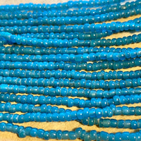 Greasy Blue Seed Beads, 10º