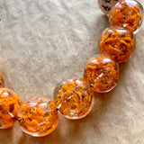 1960's Venetian Orange Beads