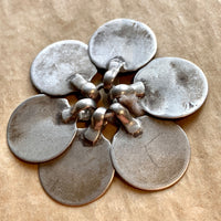 6 Antique Silver Charms, India