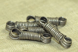 Set of Vintage 1950s silver link parts from Afghanistan