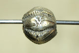Vintage Silver Fluted Bead from Afghanistan