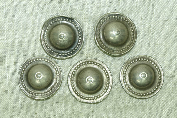 Afghan Silver Buttons, set