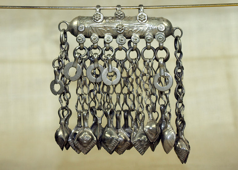 Antique Silver Afghan Pendant
