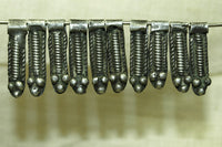 Set of 10 Vintage Silver Berber Dangles