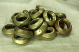 Antique Heavy Solid Cast Brass/bronze Ring from Ethiopia